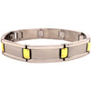 Gold & Stainless Steel Bracelet / BRG0044