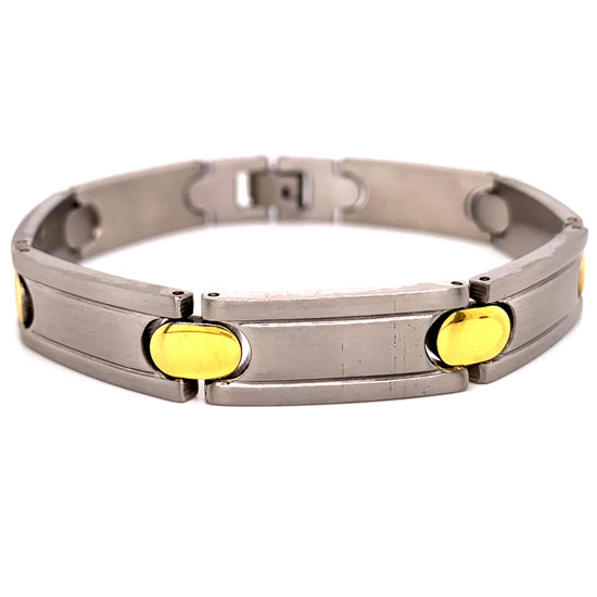 Gold & Stainless Steel Bracelet / BRG0041