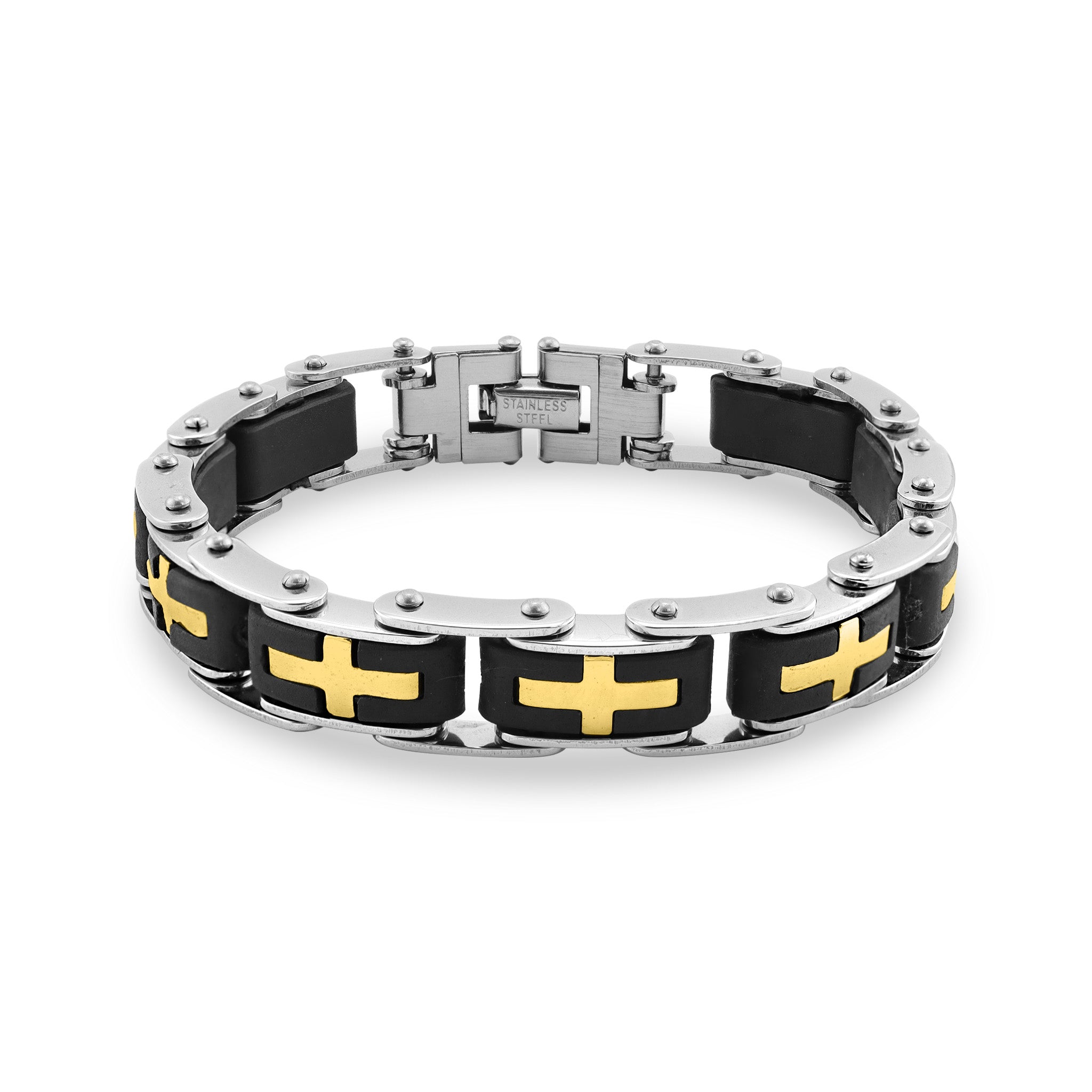 Stainless Steel Energy Magnetic Bracelets Unisex Germanium Bracelet Mens  Jewelry | eBay
