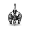 Stainless Steel Skeleton With Wings Pendant / PDC2009