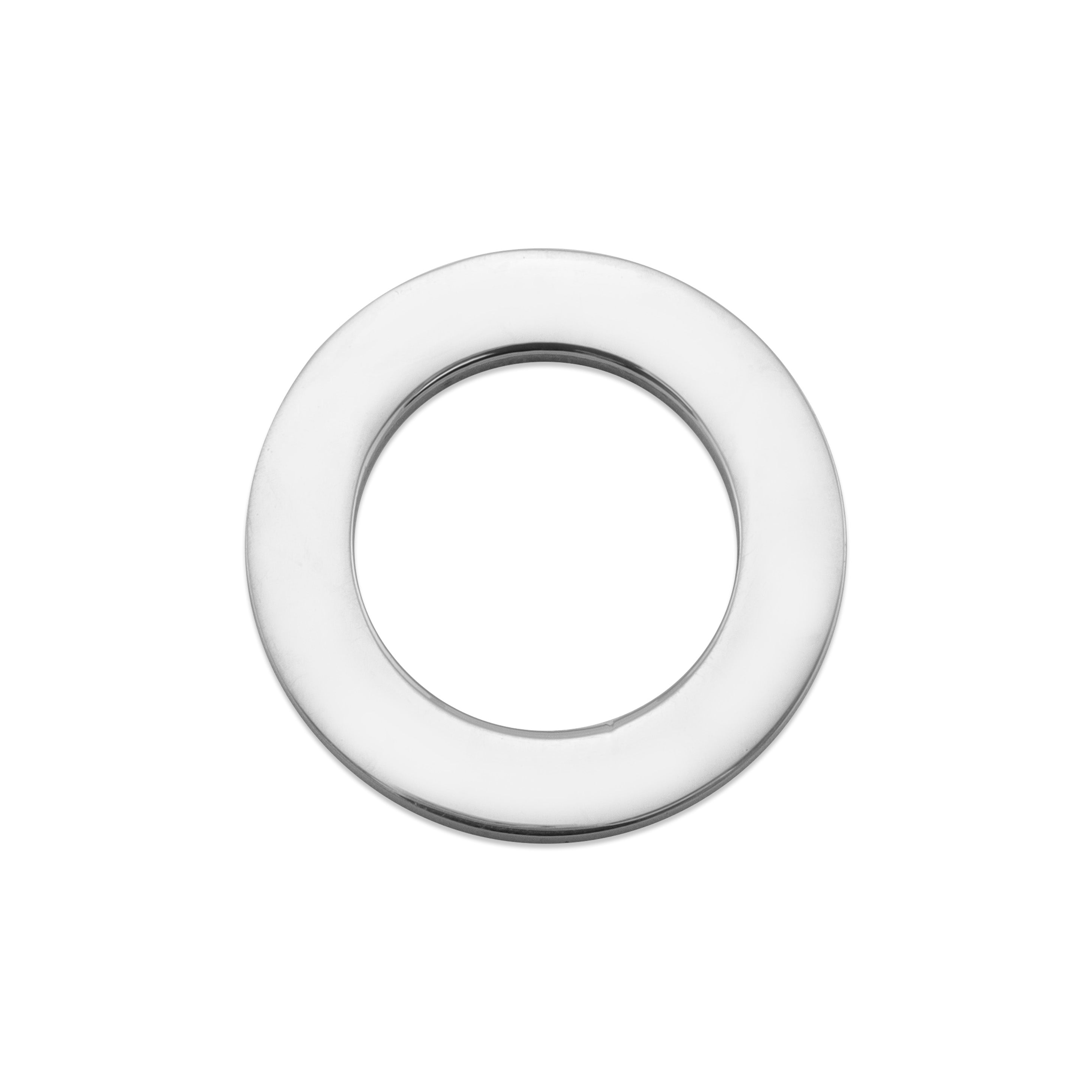 Stainless Steel Engravable Circle Pendant / PDC284