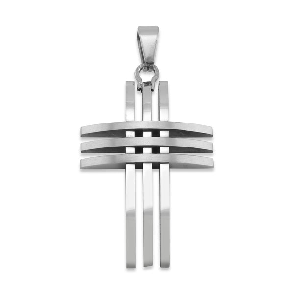 BULK 10 Stainless Steel Cross Charms SC6822 