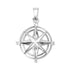 Compass Rose Stainless Steel Pendant / PDC9022