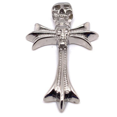 Stainless Steel Skull Cross Pendant / PDJ3474-stainless steel mens jewelry- jewelry stainless steel- stainless steel jewelry made in china- wholesale stainless steel jewelry- does stainless steel jewelry tarnish