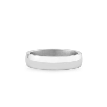 Anneau vierge en acier inoxydable poli/PRJ2029