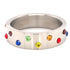 Rainbow CZ Stainless Steel Ring / RRJ2674-stainless steel jewelry wholesale- mens stainless steel jewelry- 316l stainless steel jewelry- stainless steel mens jewelry- jewelry stainless steel