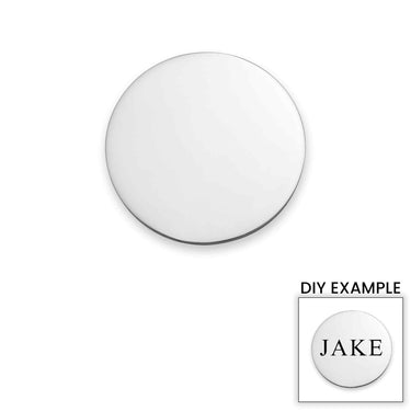 Blank Stainless Steel Round Pendant