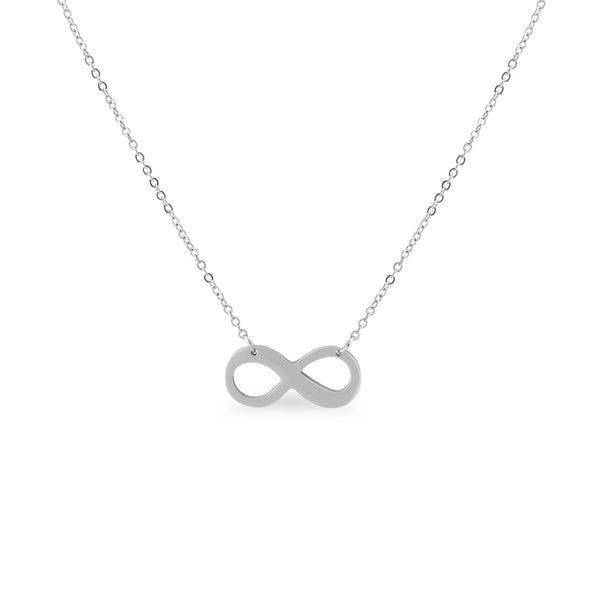 Blank Infinity Pendant Stainless Steel Necklace / SBB0039