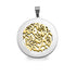Gold Stainless Steel Cutout Pendant / SBB0042