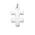 Polished Blank Vertical Stainless Steel Puzzle Piece / SBB0027
