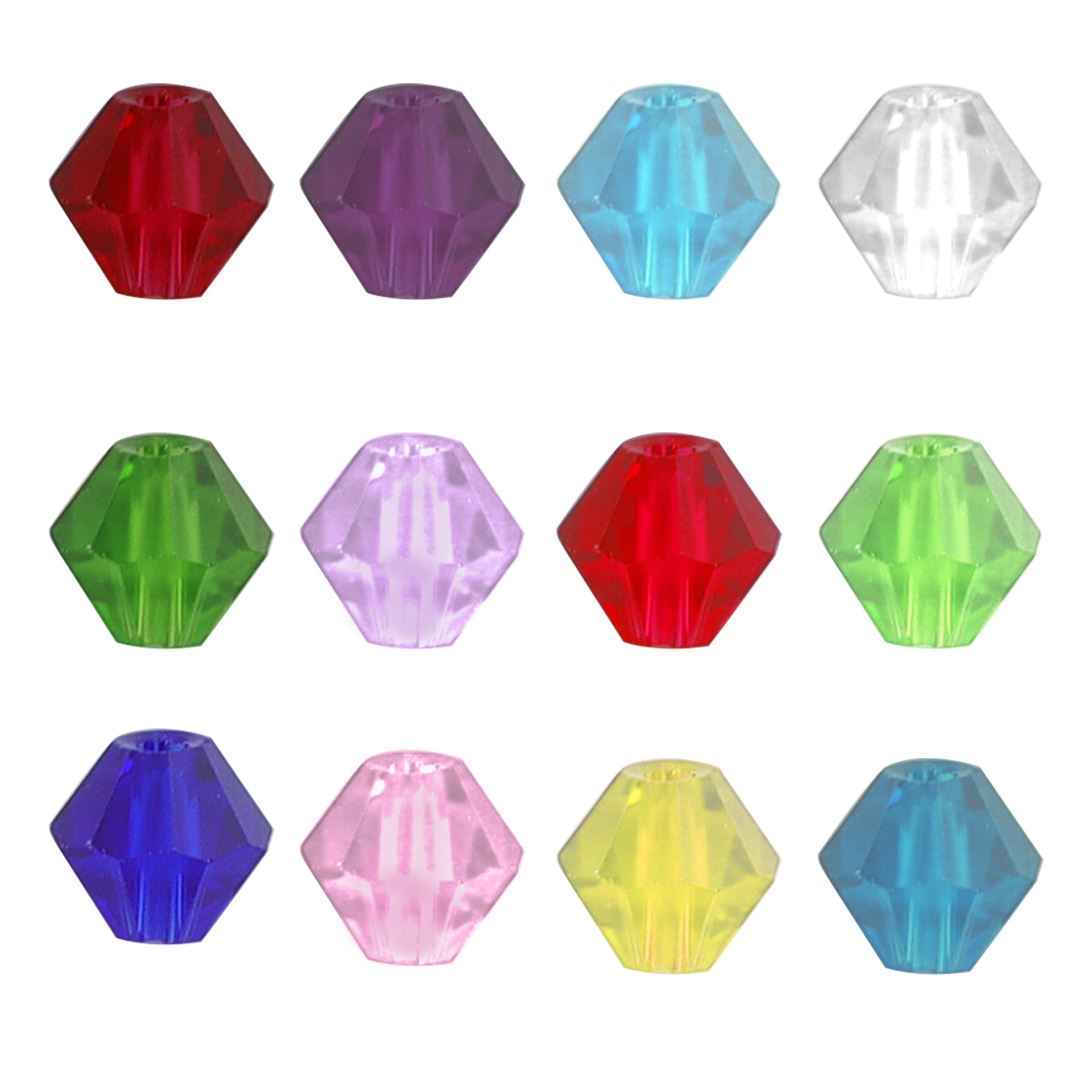 Bi-Cone Diamond Beads - 10 Pack / SBB0058