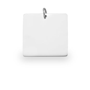Encanto cuadrado en blanco de acero inoxidable/SBB0064