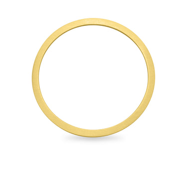 Rostfritt stål 18K Guld PVD -belagd blank Bangle Armband / SBB0078