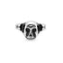 Polished Skull Stainless Steel Ring / SRJ2276