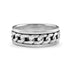 Sterling Silver Chain Spinner Ring / SSR0034