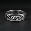 Sterling Silver Celtic Knot Spinner Ring / SSR0048