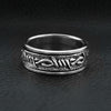 Sterling Silver Barbed Wire Spinner Ring / SSR0072