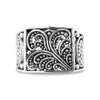 Sterling Silver Floral Design Ring / SSR0124