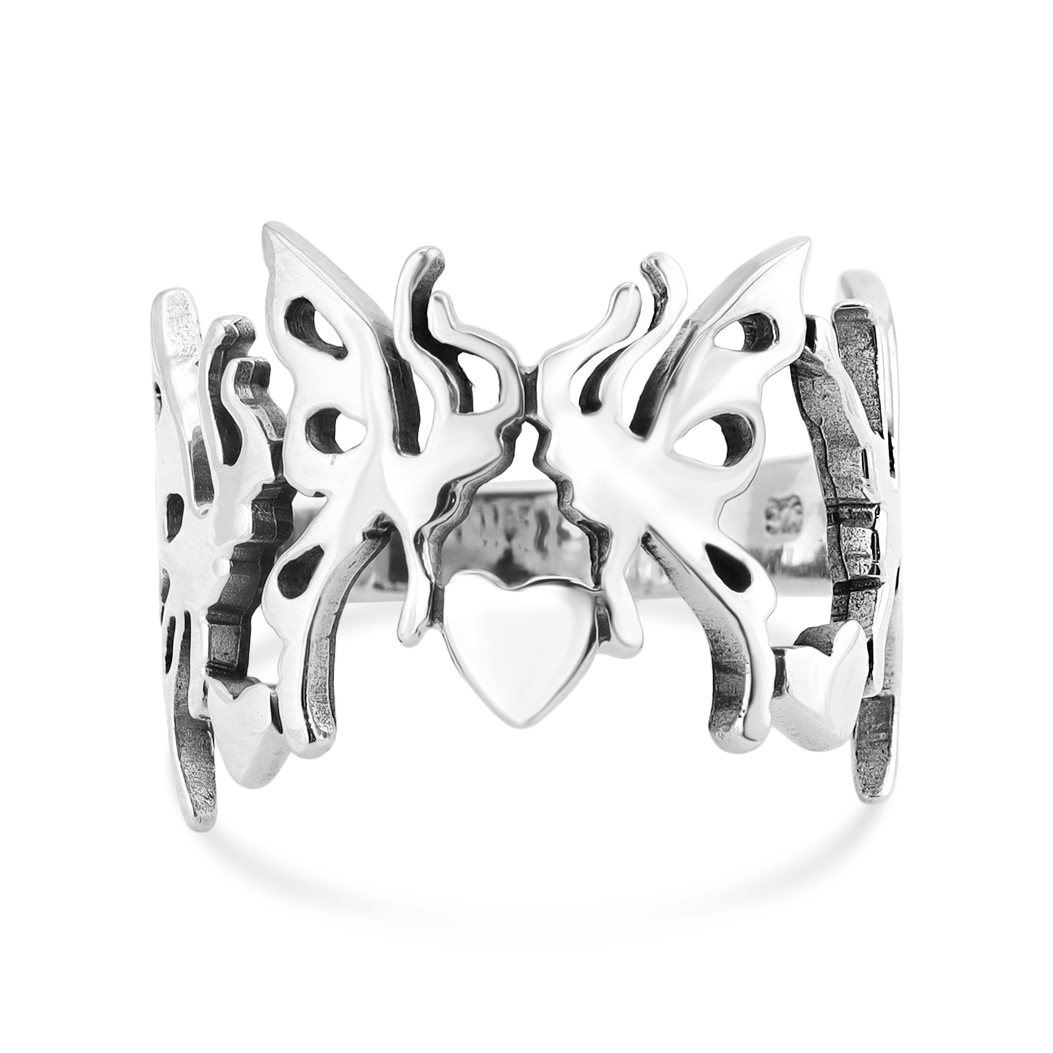 925 Sterling Silver Butterfly Ring