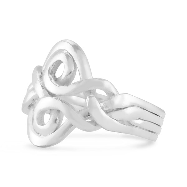 Sterling Silver Braided Ring / SSR0146