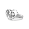 Sterling Silver Heart Ring / SSR0198