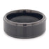 Matte Black Tungsten Comfort Fit Ring / TGR1019-Black Tungsten Wedding Band- Polish Tungsten- Tungsten Carbide Ring- Black Wedding Ring- Brushed Black Tungsten