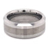 Tungsten Comfort Fit Ring / TGR1002-Black Tungsten Wedding Band- Polish Tungsten- Tungsten Carbide Ring- Black Wedding Ring- Brushed Black Tungsten