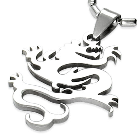 Stainless Steel Dragon Pendant / PDK0204-stainless steel mens jewelry- jewelry stainless steel- stainless steel jewelry made in china- wholesale stainless steel jewelry- does stainless steel jewelry tarnish